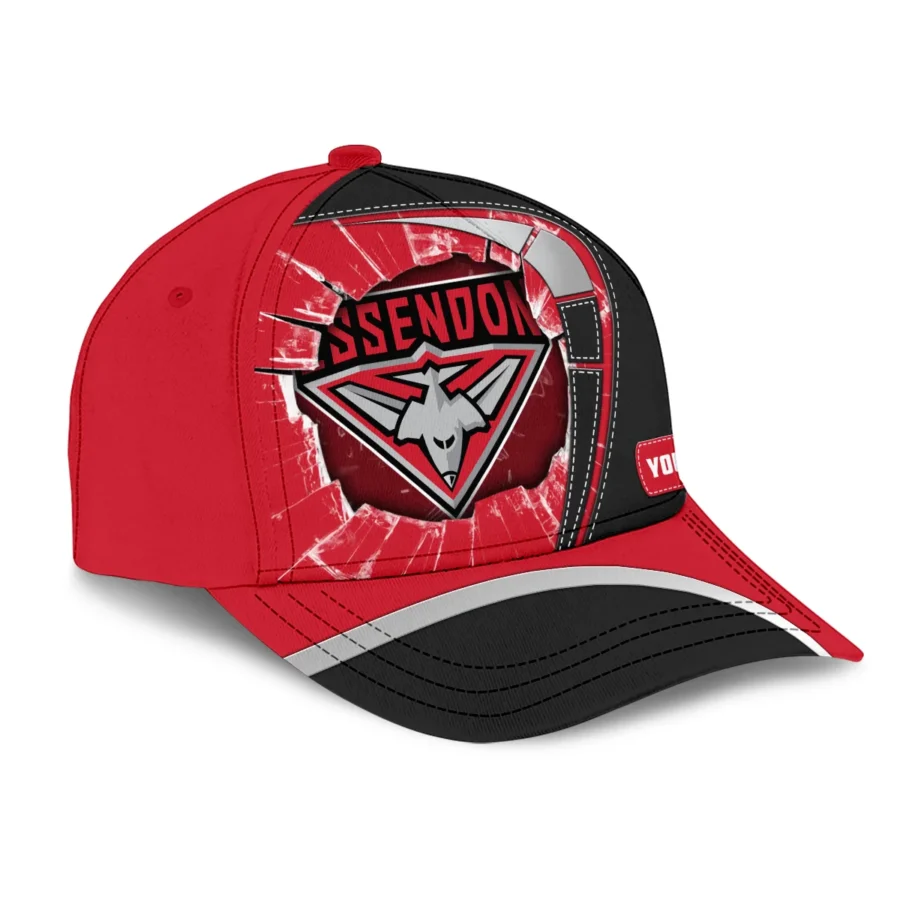 Essendon Bombers Australian Football League Exclusive Logo Caps All Over Prints HOAFL220525CAP01ESS - Image 3