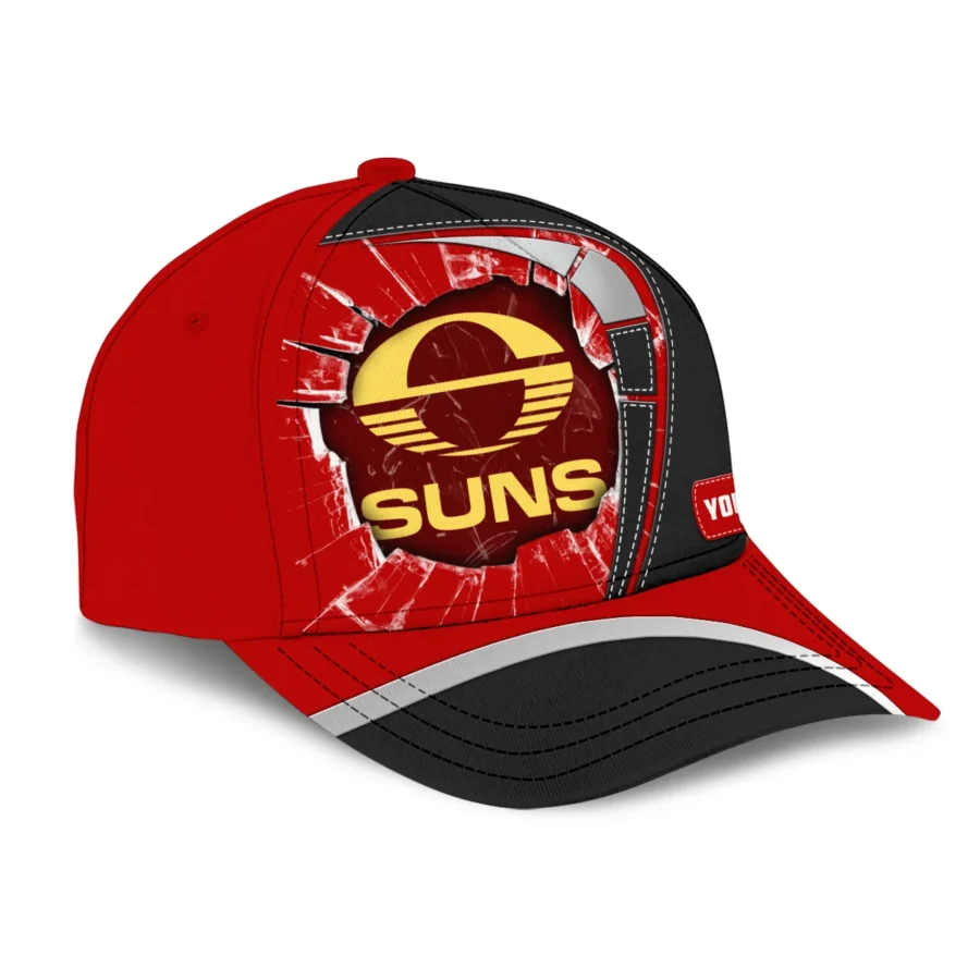 Gold Coast SUNS Australian Football League Exclusive Logo Caps All Over Prints HOAFL220525CAP01GCFC - Image 3