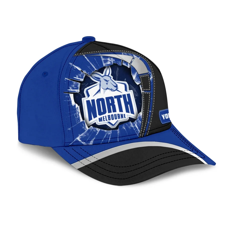 North Melbourne Kangaroos Australian Football League Exclusive Logo Caps All Over Prints HOAFL220525CAP01NMFC - Image 3