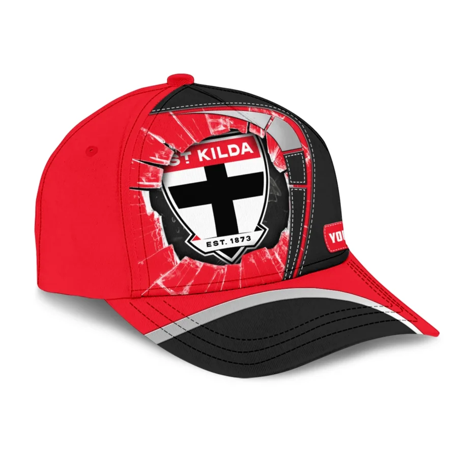 St Kilda Saints Australian Football League Exclusive Logo Caps All Over Prints HOAFL220525CAP01STK - Image 3