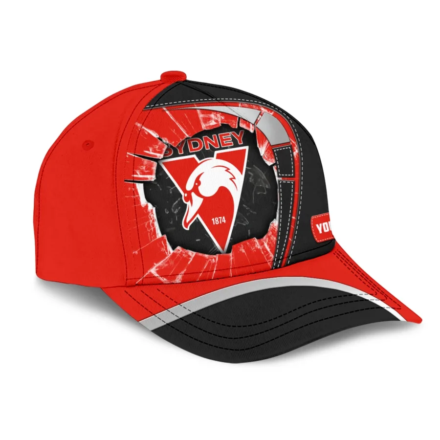 Sydney Swans Australian Football League Exclusive Logo Caps All Over Prints HOAFL220525CAP01SYD - Image 2