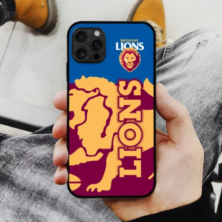 AFL Brisbane Lions Phone Case – Dustproof, Scratch & Shock Resistant – HOAFL270625PC01BL