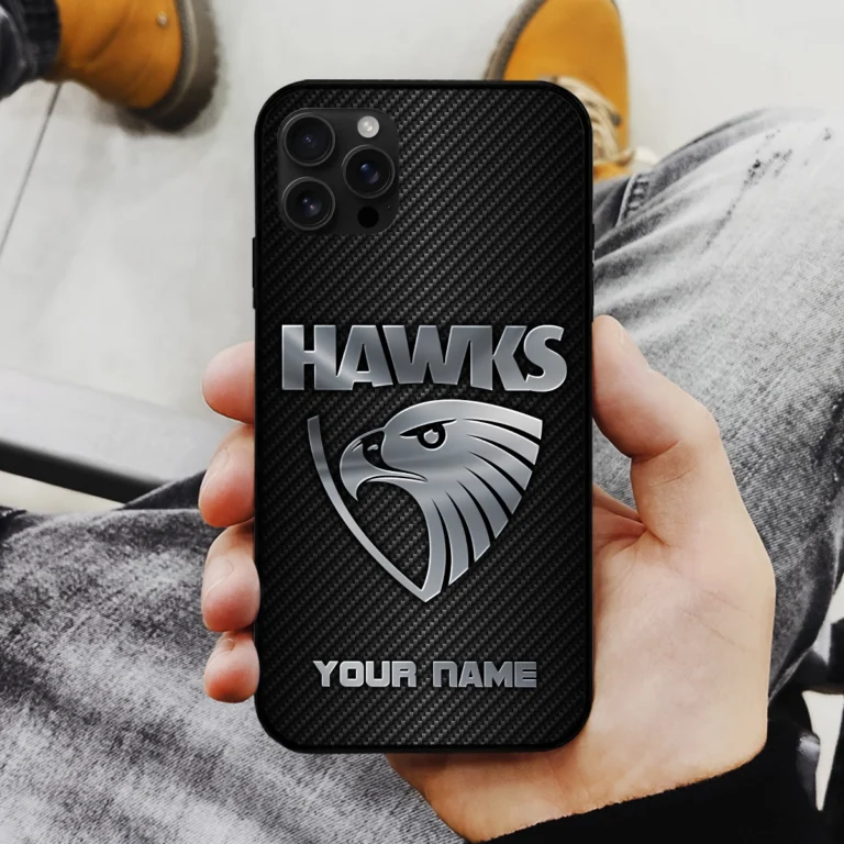 AFL Hawthorn Hawks Phone Case – Dustproof, Scratch & Shock Resistant – HOAFL300625PC01HAW