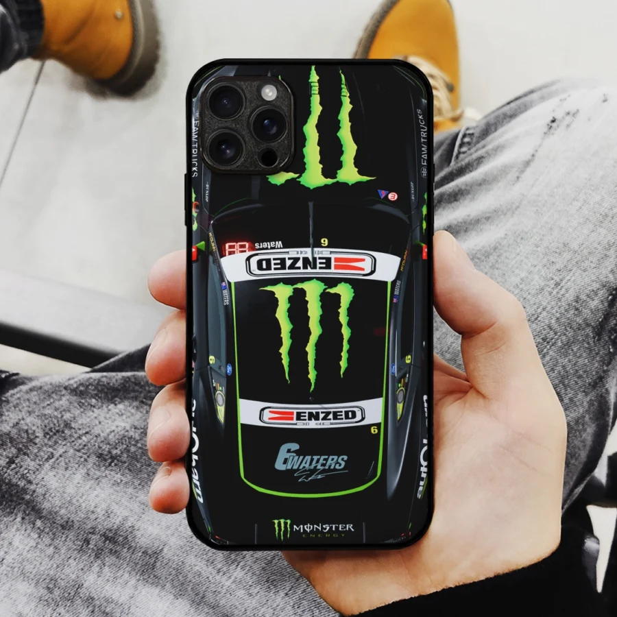 Monster Castrol Racing Phone Case – Dustproof, Scratch & Shock Resistant – HOSPC240605A01TF - Image 2