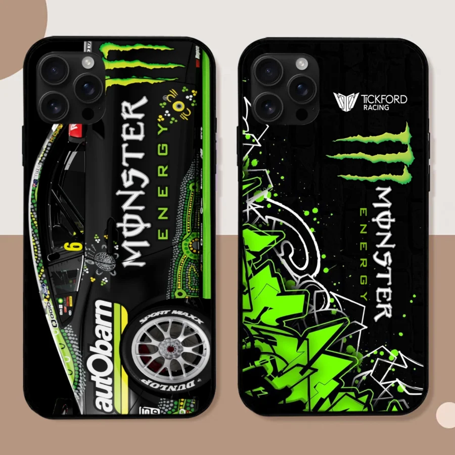 Combo 2 Phone Case Monster Castrol Racing – Dustproof, Scratch & Shock Resistant – HOSPC280625PC01CB14
