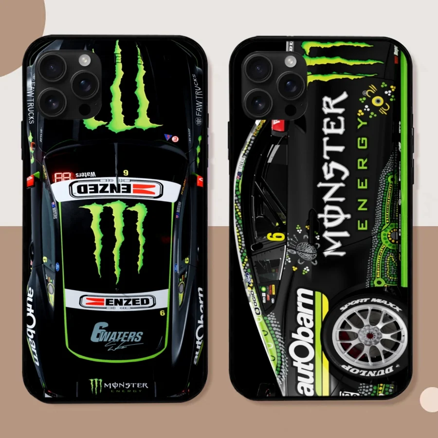 Combo 2 Phone Case Monster Castrol Racing – Dustproof, Scratch & Shock Resistant – HOSPC280625PC01CB7