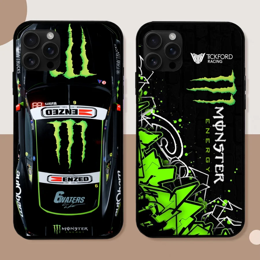 Combo 2 Phone Case Monster Castrol Racing – Dustproof, Scratch & Shock Resistant – HOSPC280625PC01CB9