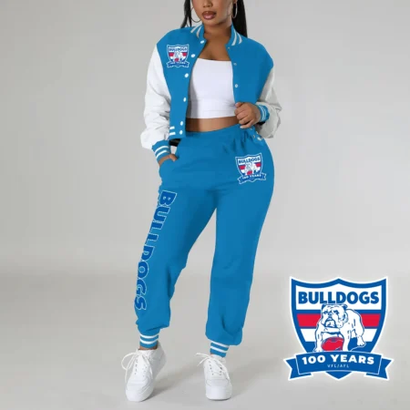 Western Bulldogs AFL Exclusive Logo Baseball Women Suit HOAFL050625BBW01WB