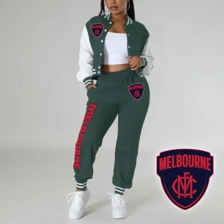 Melbourne Demons AFL Exclusive Logo Baseball Women Suit HOAFL050625BBW01MELB