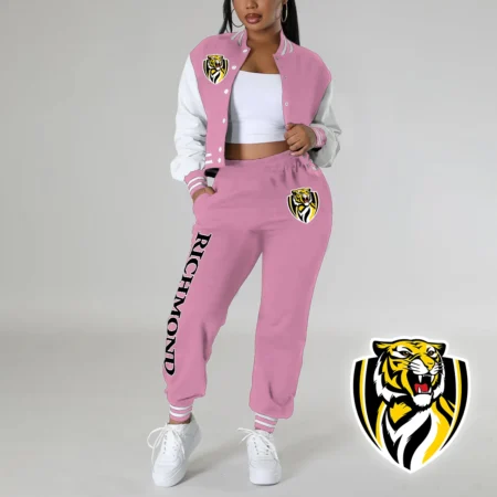 Richmond Tigers AFL Exclusive Logo Baseball Women Suit HOAFL050625BBW01RICH