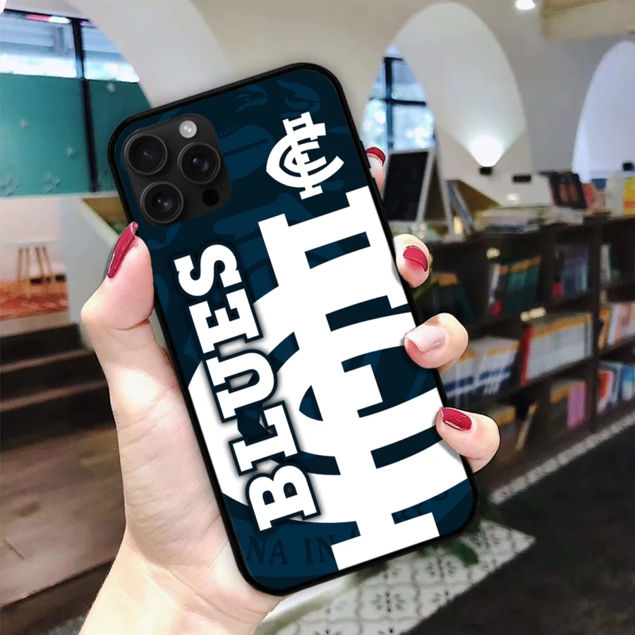 AFL Carlton Blues Phone Case – Dustproof, Scratch & Shock Resistant – HOAFL270625PC01CARL - Image 2