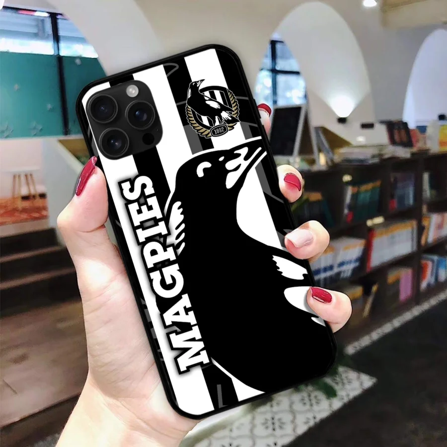 AFL Collingwood Magpies Phone Case – Dustproof, Scratch & Shock Resistant – HOAFL270625PC01COLL - Image 2