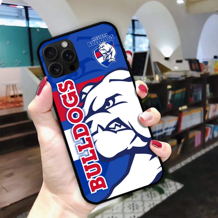 AFL Western Bulldogs Phone Case – Dustproof, Scratch & Shock Resistant – HOAFL270625PC01WB - Image 2
