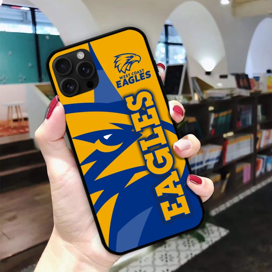 AFL West Coast Eagles Phone Case – Dustproof, Scratch & Shock Resistant – HOAFL270625PC01WCE - Image 2