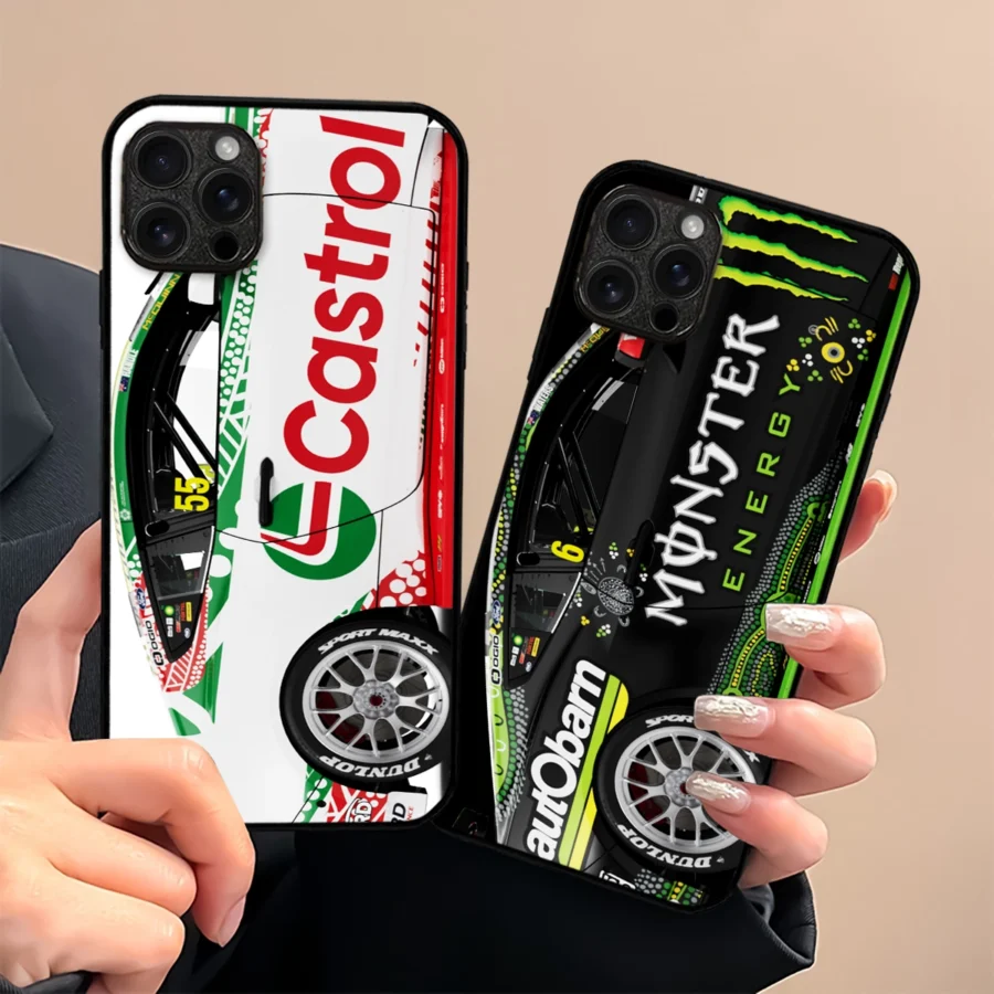 Combo 2 Phone Case Monster Castrol Racing – Dustproof, Scratch & Shock Resistant – HOSPC280625PC01CB10 - Image 3
