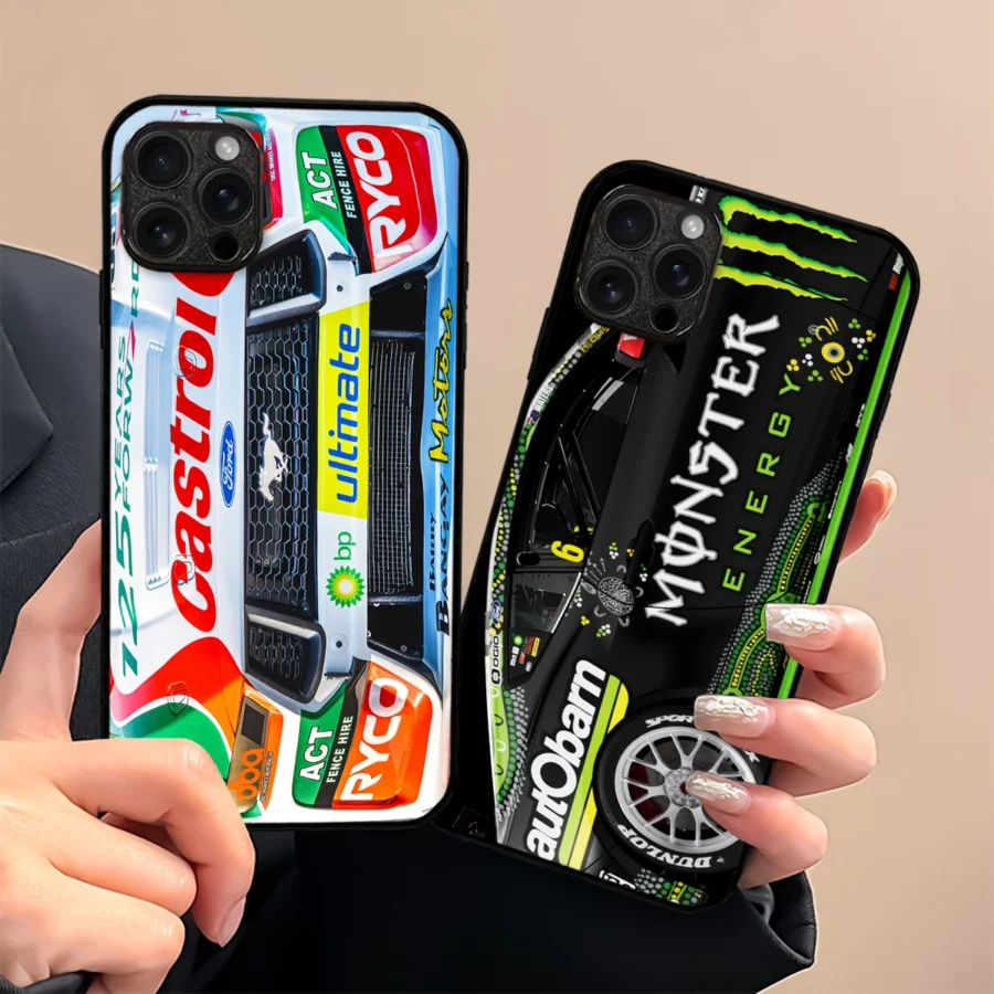 Combo 2 Phone Case Monster Castrol Racing – Dustproof, Scratch & Shock Resistant – HOSPC280625PC01CB3 - Image 3