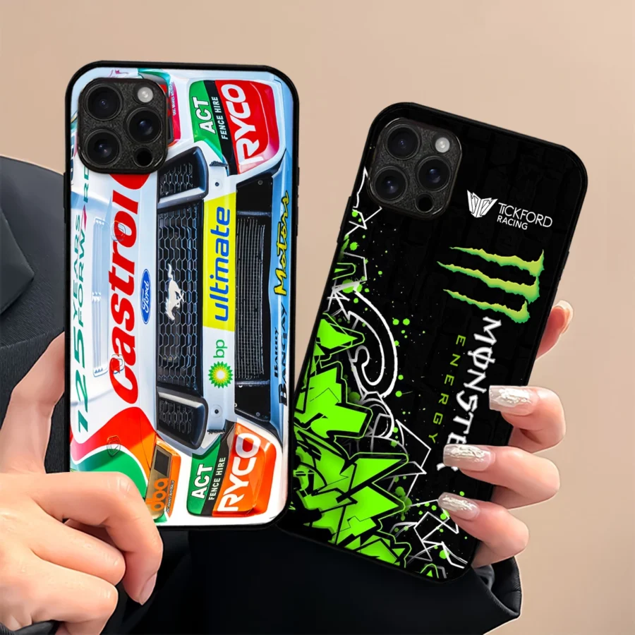 Combo 2 Phone Case Monster Castrol Racing – Dustproof, Scratch & Shock Resistant – HOSPC280625PC01CB5 - Image 3
