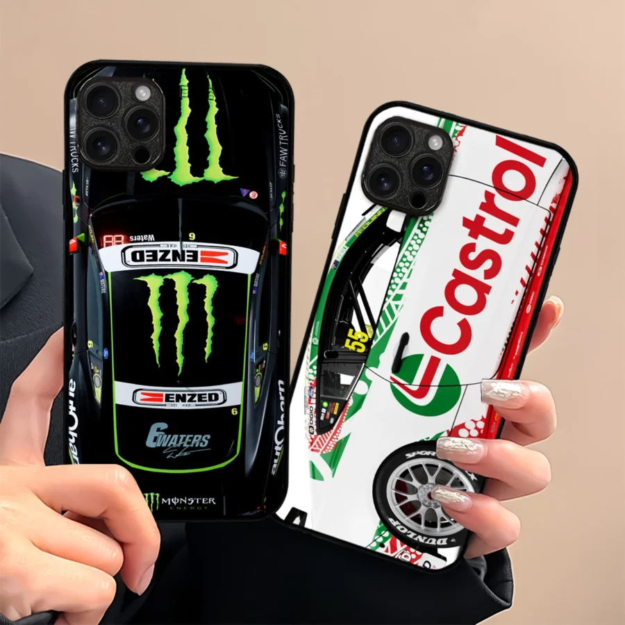 Combo 2 Phone Case Monster Castrol Racing – Dustproof, Scratch & Shock Resistant – HOSPC280625PC01CB6 - Image 3