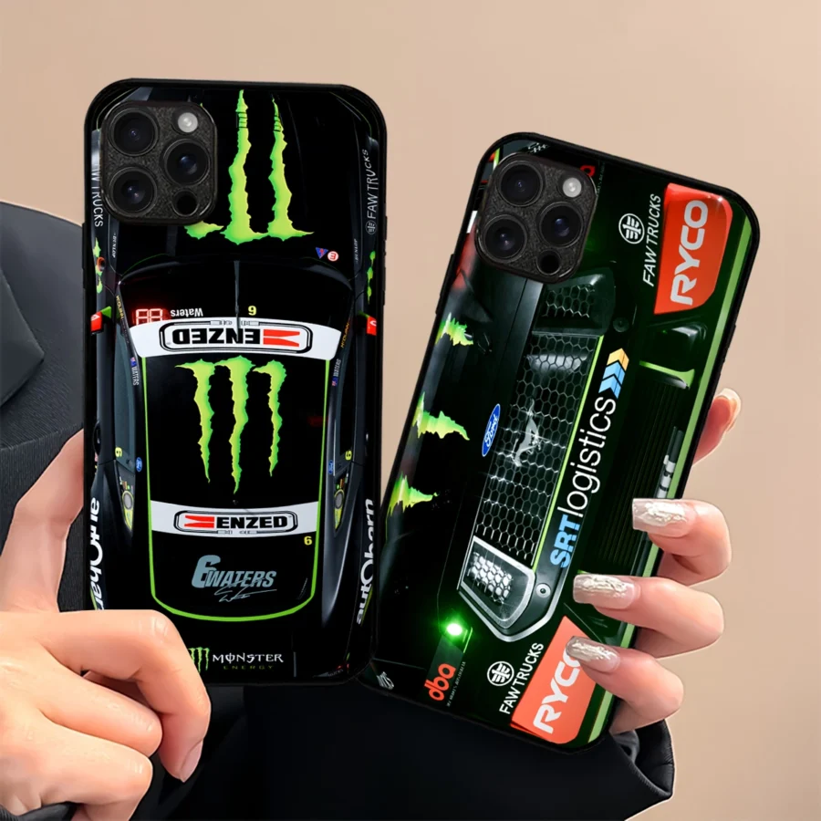 Combo 2 Phone Case Monster Castrol Racing – Dustproof, Scratch & Shock Resistant – HOSPC280625PC01CB8 - Image 3