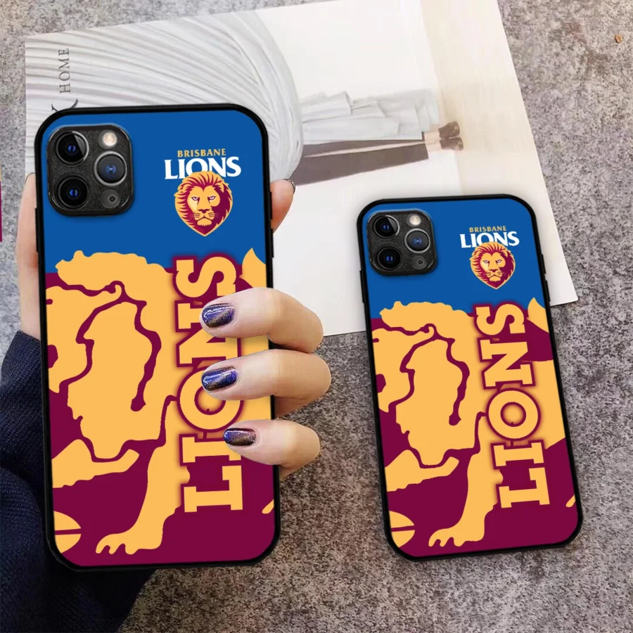 AFL Brisbane Lions Phone Case – Dustproof, Scratch & Shock Resistant – HOAFL270625PC01BL - Image 3