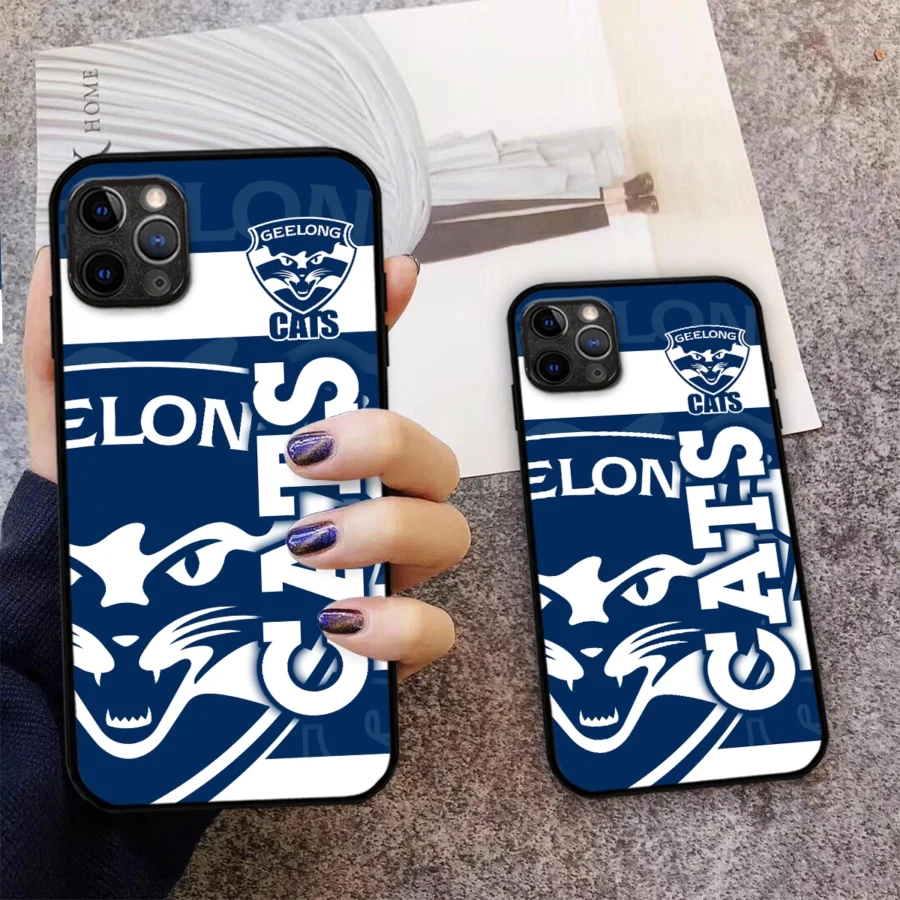 AFL Geelong Cats Phone Case – Dustproof, Scratch & Shock Resistant – HOAFL270625PC01GEEL - Image 3