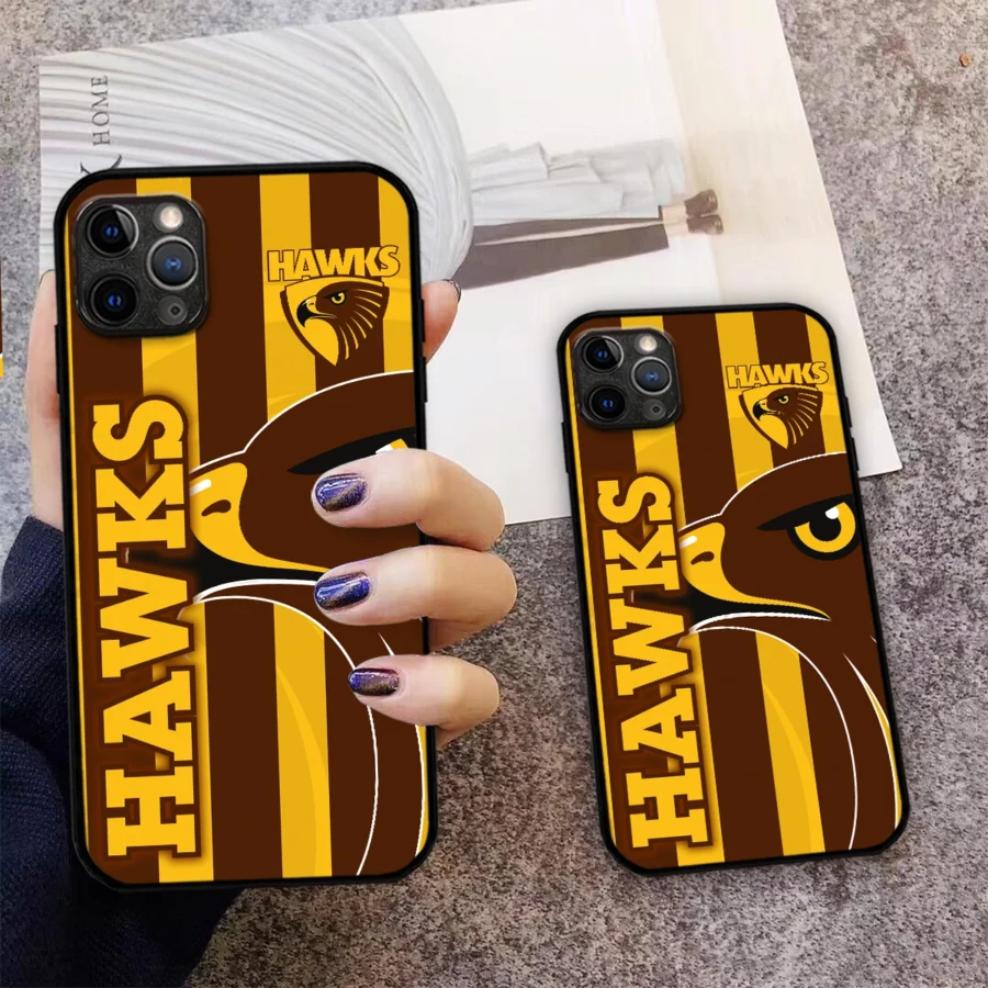 AFL Hawthorn Hawks Phone Case – Dustproof, Scratch & Shock Resistant – HOAFL270625PC01HAW - Image 3