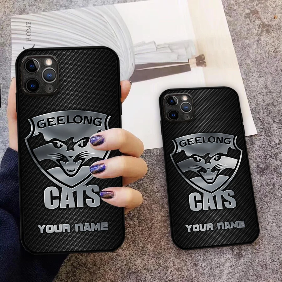AFL Geelong Cats Phone Case – Dustproof, Scratch & Shock Resistant – HOAFL300625PC01GEEL - Image 3