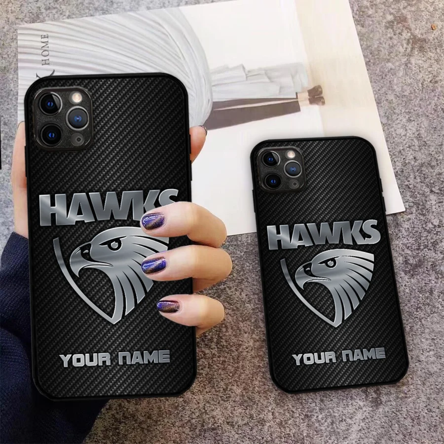 AFL Hawthorn Hawks Phone Case – Dustproof, Scratch & Shock Resistant – HOAFL300625PC01HAW - Image 3