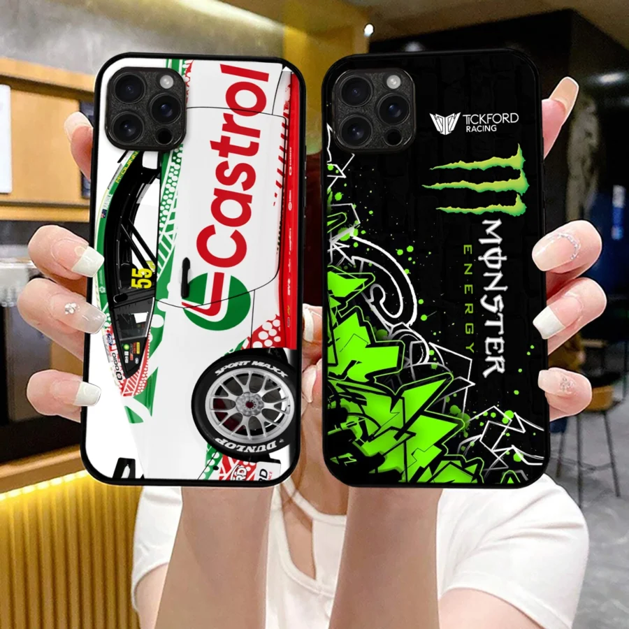 Combo 2 Phone Case Monster Castrol Racing – Dustproof, Scratch & Shock Resistant – HOSPC280625PC01CB12 - Image 2