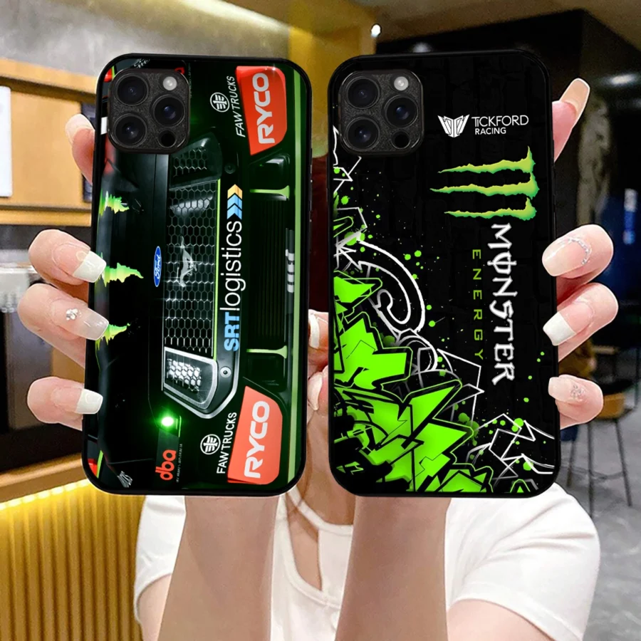Combo 2 Phone Case Monster Castrol Racing – Dustproof, Scratch & Shock Resistant – HOSPC280625PC01CB15 - Image 2
