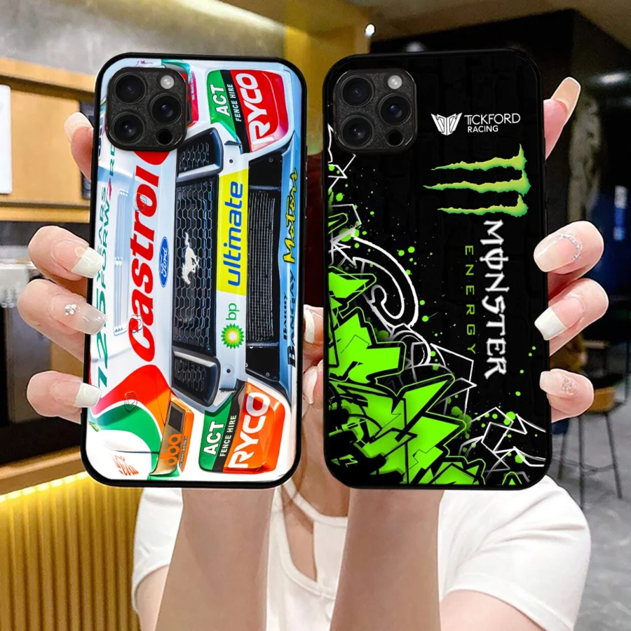 Combo 2 Phone Case Monster Castrol Racing – Dustproof, Scratch & Shock Resistant – HOSPC280625PC01CB5 - Image 2