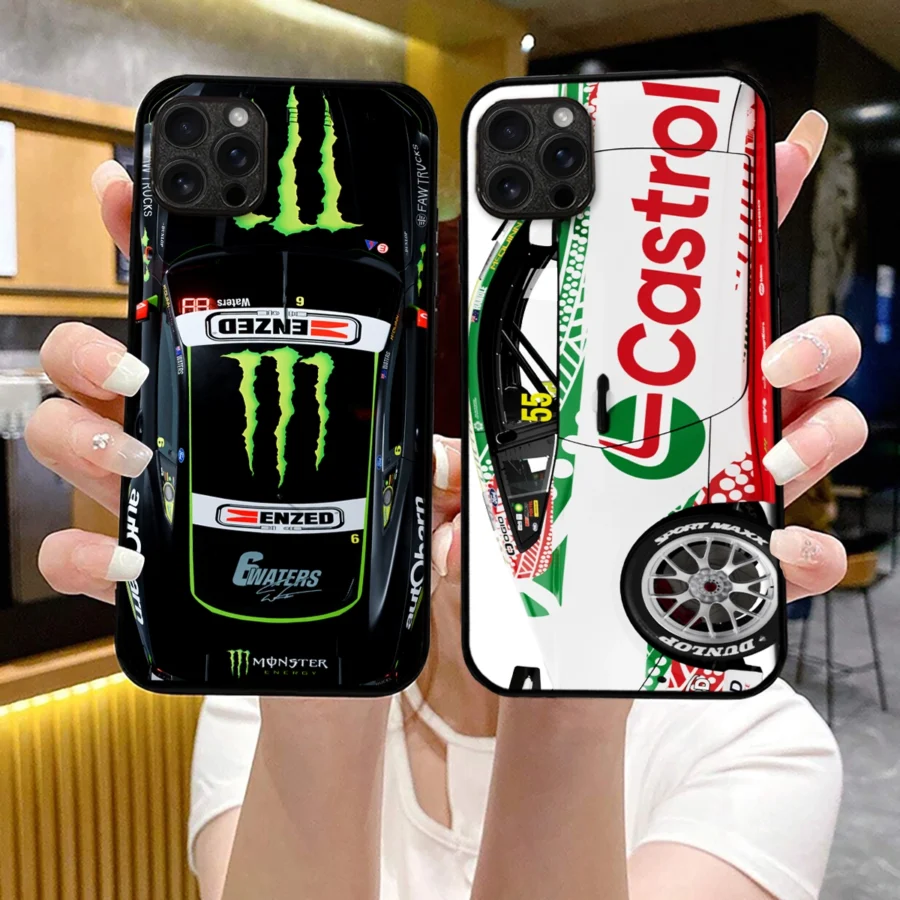Combo 2 Phone Case Monster Castrol Racing – Dustproof, Scratch & Shock Resistant – HOSPC280625PC01CB6 - Image 2
