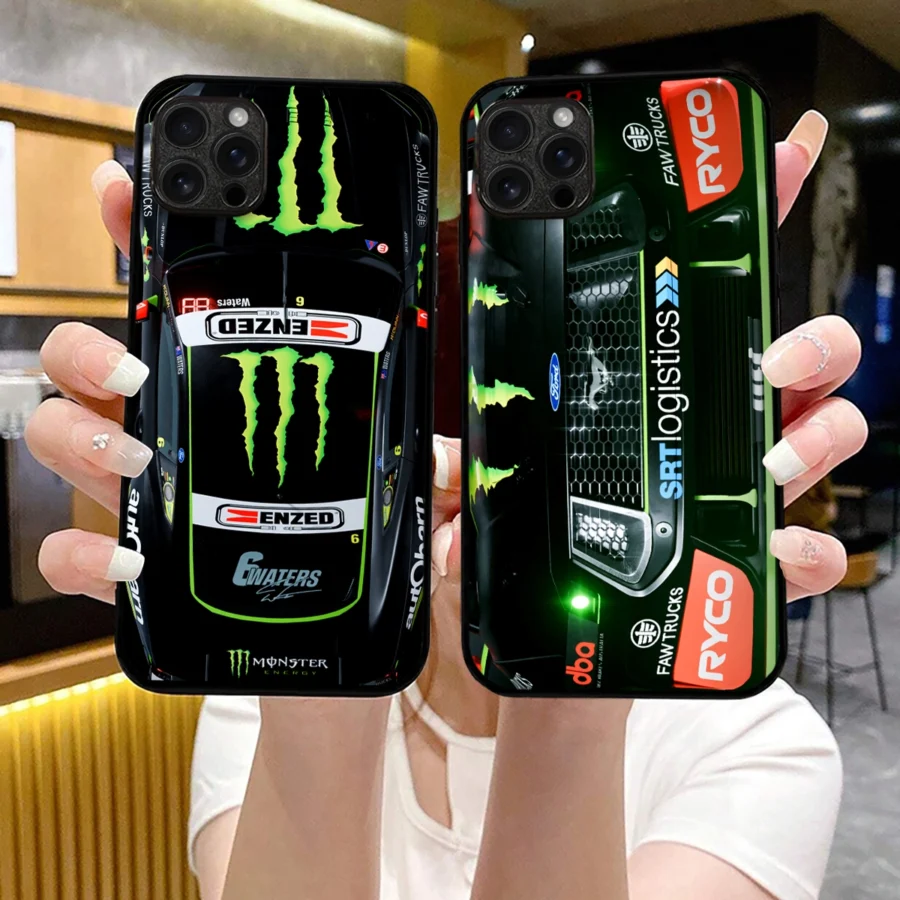 Combo 2 Phone Case Monster Castrol Racing – Dustproof, Scratch & Shock Resistant – HOSPC280625PC01CB8 - Image 2