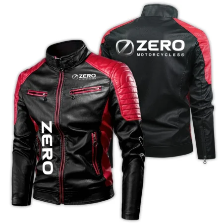 Zero Motorcycles Exclusive Logo Leather Jacket Motorcycle HOMOT060625LJ01ZER