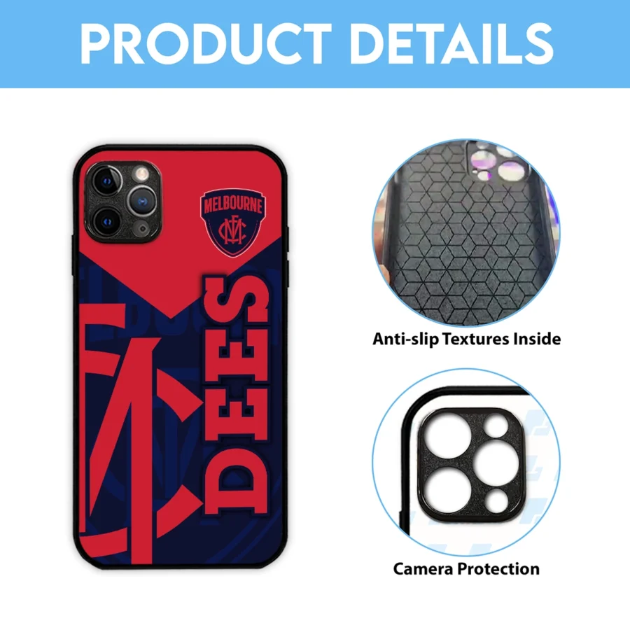 AFL Melbourne Demons Phone Case – Dustproof, Scratch & Shock Resistant – HOAFL270625PC01MELB - Image 6