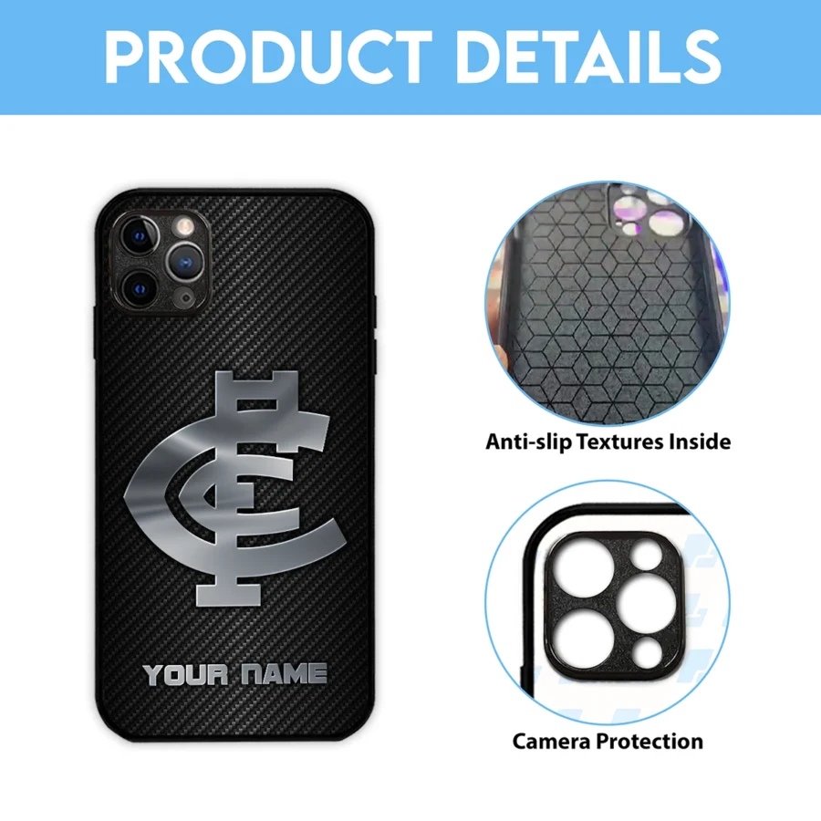 AFL Carlton Blues Phone Case – Dustproof, Scratch & Shock Resistant – HOAFL300625PC01CARL - Image 6