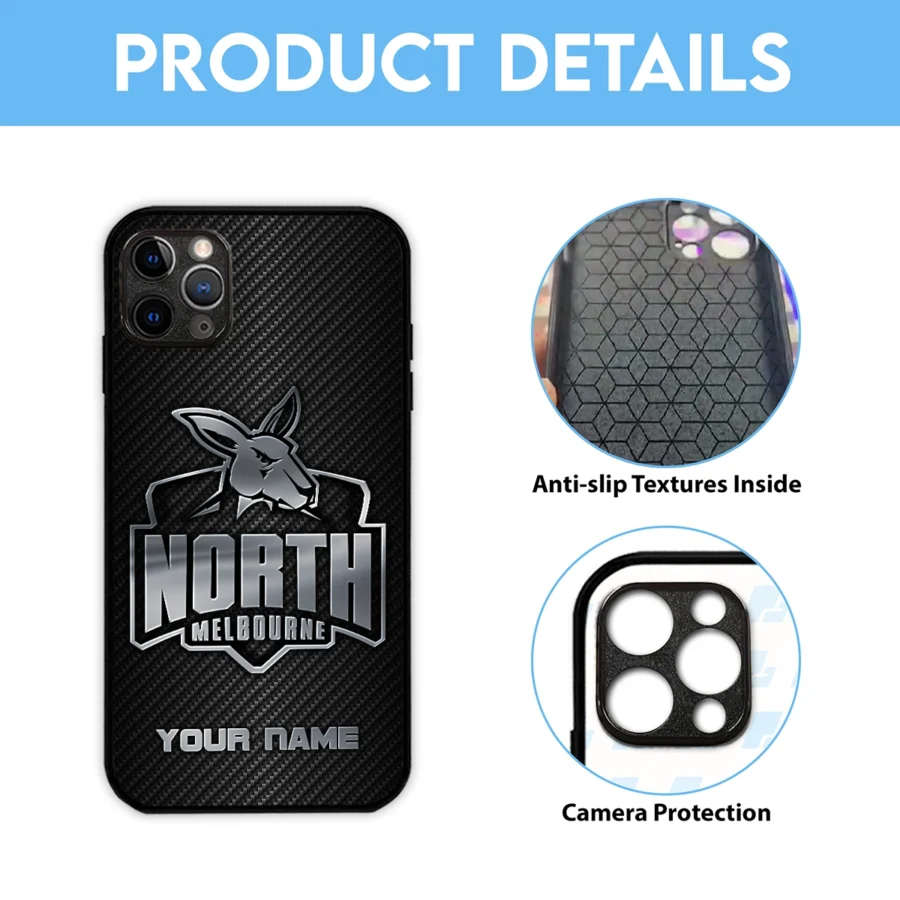 AFL North Melbourne Kangaroos Phone Case – Dustproof, Scratch & Shock Resistant – HOAFL300625PC01NMFC - Image 6