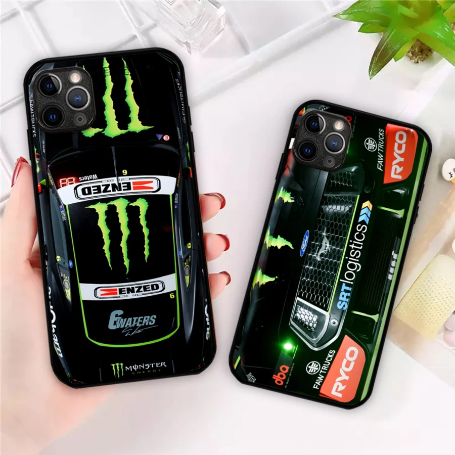 Combo 2 Phone Case Monster Castrol Racing – Dustproof, Scratch & Shock Resistant – HOSPC280625PC01CB8 - Image 4