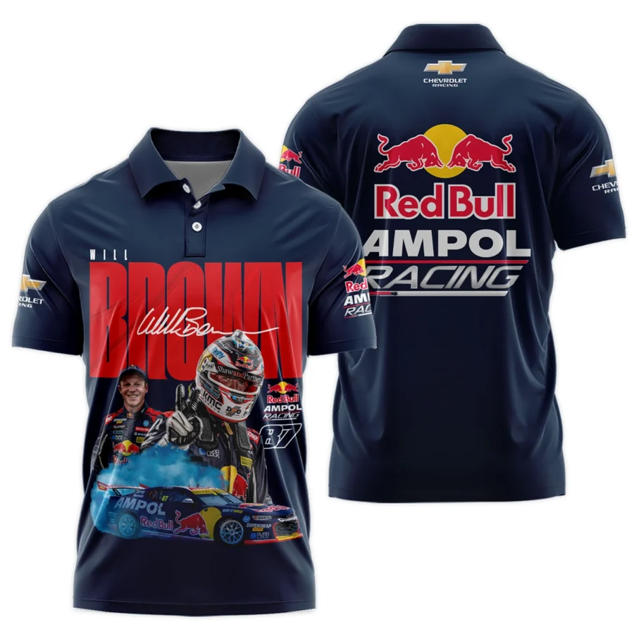 Will Brown Red Bull Ampol Racing Exclusive Logo Polo Shirt HORBA190605A01WIL-PL