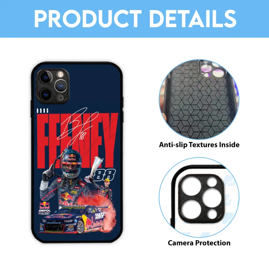 Broc Feeney Red Bull Ampol Racing Phone Case – Dustproof, Scratch & Shock Resistant – HOSPC230625PC01BF - Image 5