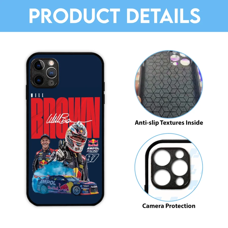 Will Brown Red Bull Ampol Racing Phone Case – Dustproof, Scratch & Shock Resistant – HOSPC240605RB01WB - Image 6