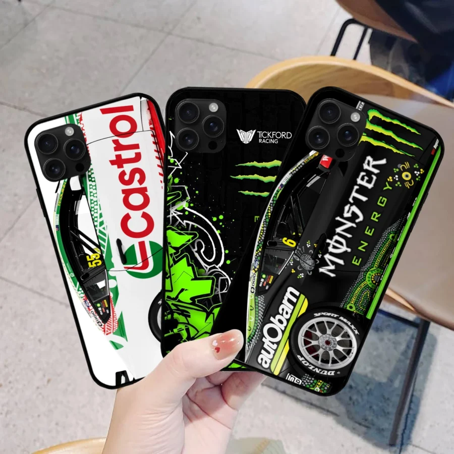 Combo 3 Phone Case Monster Castrol Racing – Dustproof, Scratch & Shock Resistant – HOSPC280625PC01CB12