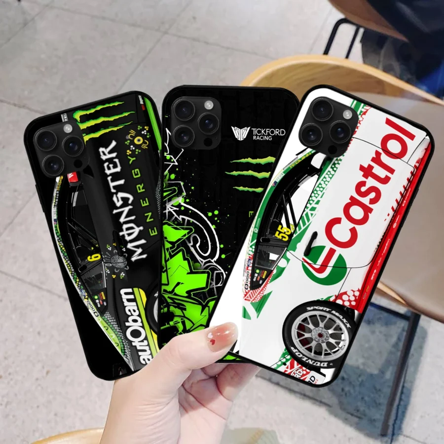 Combo 3 Phone Case Monster Castrol Racing – Dustproof, Scratch & Shock Resistant – HOSPC280625PC01CB14