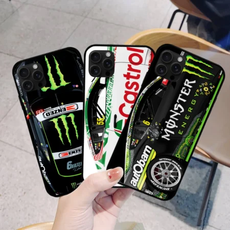 Combo 3 Phone Case Monster Castrol Racing – Dustproof, Scratch & Shock Resistant – HOSPC280625PC01CB6