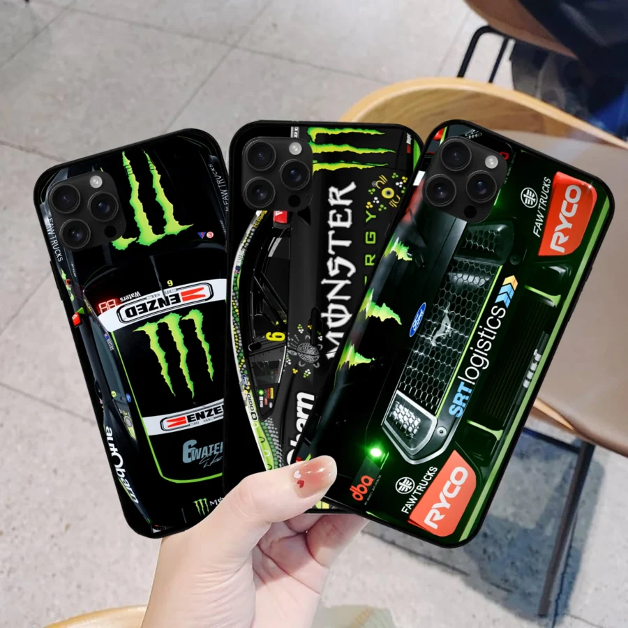 Combo 3 Phone Case Monster Castrol Racing – Dustproof, Scratch & Shock Resistant – HOSPC280625PC01CB7