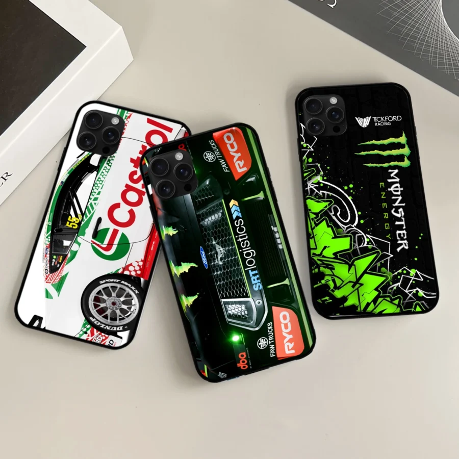 Combo 3 Phone Case Monster Castrol Racing – Dustproof, Scratch & Shock Resistant – HOSPC280625PC01CB11 - Image 3