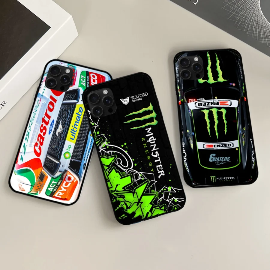 Combo 3 Phone Case Monster Castrol Racing – Dustproof, Scratch & Shock Resistant – HOSPC280625PC01CB5 - Image 3