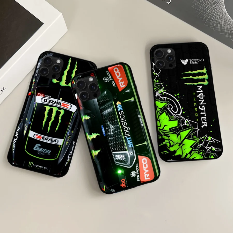 Combo 3 Phone Case Monster Castrol Racing – Dustproof, Scratch & Shock Resistant – HOSPC280625PC01CB8 - Image 3
