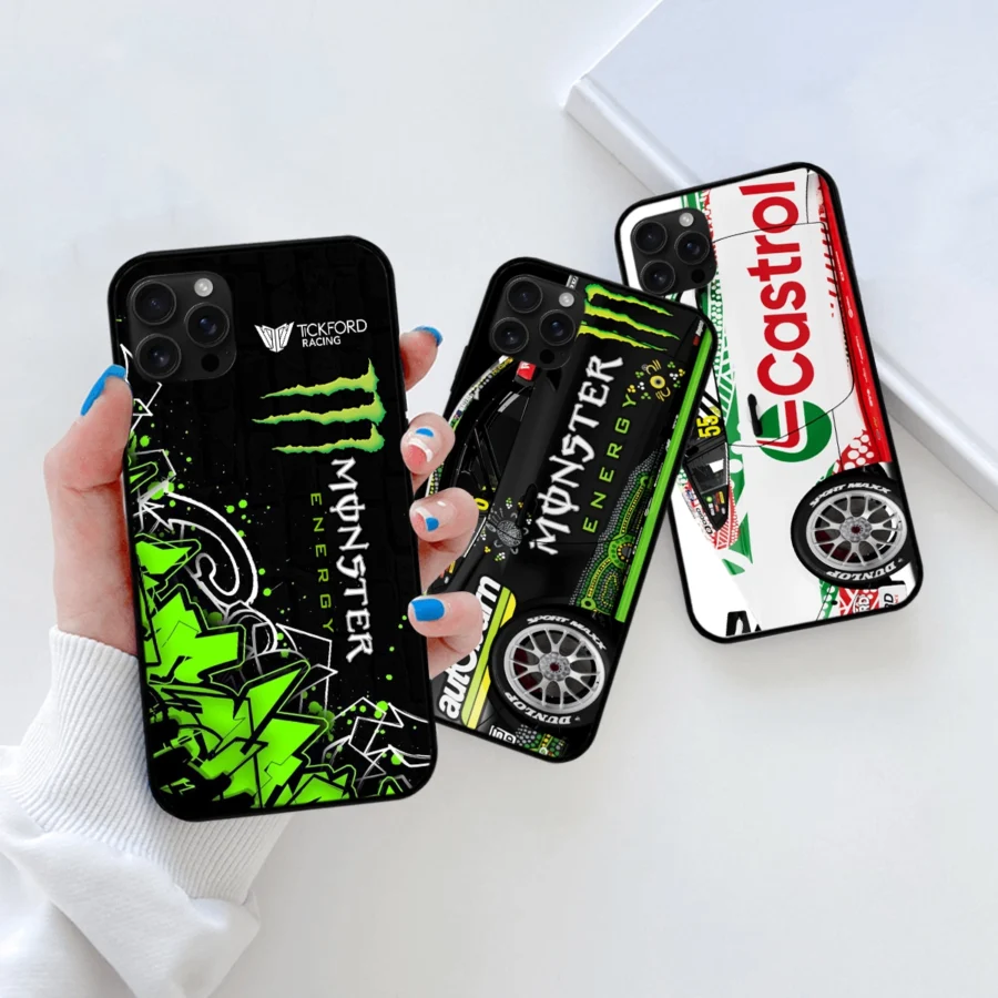 Combo 3 Phone Case Monster Castrol Racing – Dustproof, Scratch & Shock Resistant – HOSPC280625PC01CB14 - Image 2