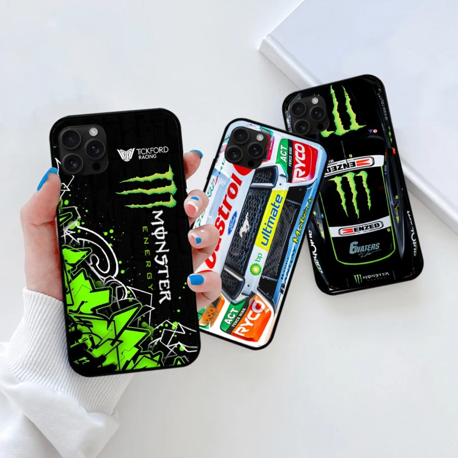 Combo 3 Phone Case Monster Castrol Racing – Dustproof, Scratch & Shock Resistant – HOSPC280625PC01CB5 - Image 2